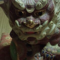 加賀 獅子の置物 座布団付き お譲りします。＊石川県＊美川より＊期間限定の画像