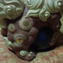 加賀 獅子の置物 座布団付き お譲りします。＊石川県＊美川より＊期間限定の画像