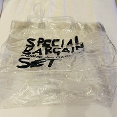 早い者勝ち！【コムデギャルソン】ビニール　トートバッグ　の画像