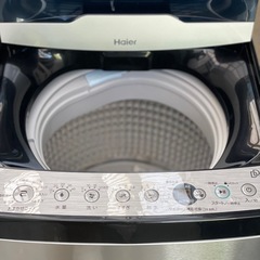 送料・設置込み可　洗濯機　5.5kg Haier 2023年【分解クリーニング済み】の画像