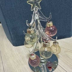 ガラス小物　クリスマスツリー　の画像