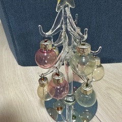 ガラス小物　クリスマスツリー　の画像