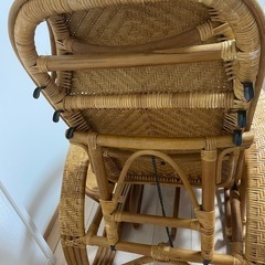 【中古】竹製の寝椅子（リクライニングチェア）※キズありの画像