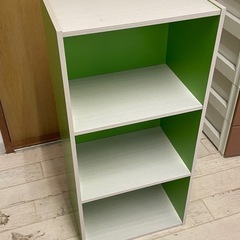 札幌　カラーボックス 2個セット　収納 棚 3段 本棚 幅41.5×奥行29×高さ88cmの画像
