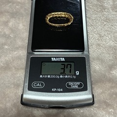 K18 8面トリプル 3.7g 喜平リング 17号の画像