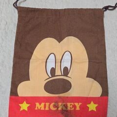 ミッキー 巾着 ディズニー 昭和レトロ ポーチ 収納 小物入れ mickeyの画像