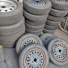 ありがとうございました！145/6PR12LT★145/80R13★155/65R14スタッドレスタイヤ&ホイール４本セットの画像