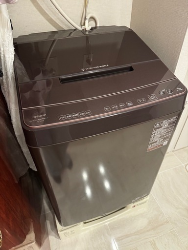 東芝製10kg縦型洗濯機（乾燥機付き）