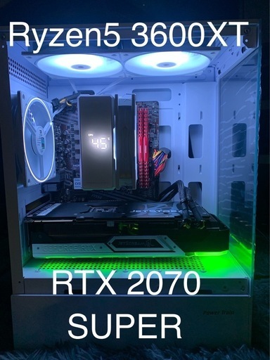 高性能ゲーミングPC Ryzen5 3600XT RTX2070 SUPER (チーズ) 津の