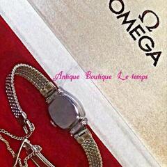 OMEGA　レディース　カットガラスの画像