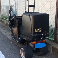 《ジャイロキャノピー》実働 2st ミニカー 2スト TA02 ワイドタイヤ ジャンク バイク ホンダ HONDA ウーバーイーツ wolt出前館 配達用 デリバリー Uber eats　屋根付き の画像