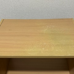 カラーボックス　2段　状態悪の画像