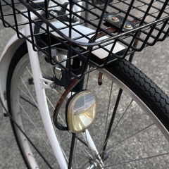 シティサイクル trois 27インチ 6速 白の画像
