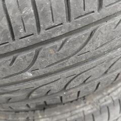 アルミホイール　4本セット　タイヤ付き　　の画像