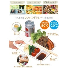 【お話中】ワンハンドトレー 5枚組 BBQ 取り皿 仕切りプレートの画像