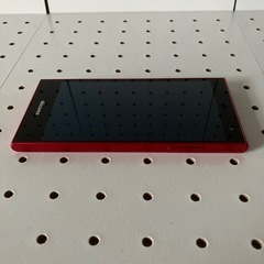 docomo 富士通アローズ赤色スマートホーン現状品/美品used品の画像