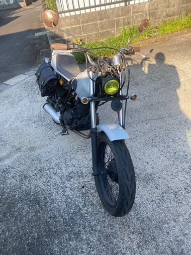 tw200カスタム　セルキック実動　自賠責付き　キャンプやツーリングに