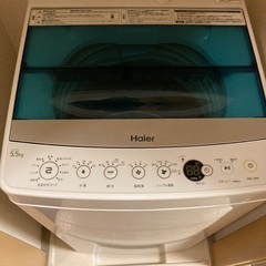 ハイアール　5.5キロ　洗濯機の画像