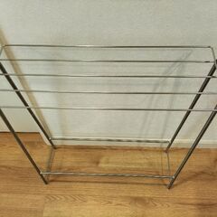 バスタオルハンガー　幅66cm 奥行22cm 高さ 82cmタオル5枚分の画像