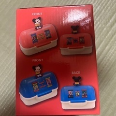 ミッキーの、お弁当箱？新品未使用‼️の画像