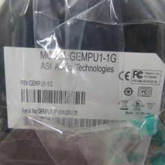 未使用品 ASI Audio Technologies PCスピーカー 卓上スピーカー GEMPU1-1Gの画像