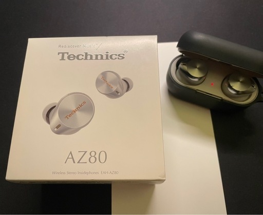 Technics EAH-AZ80 ワイヤレスイヤホン シルバー 箱付き
