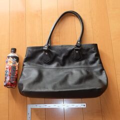 使用感あり メンズ SHIPS JET BLUE シップス ジェットブルー トートバッグ レザー 本革 牛革の画像