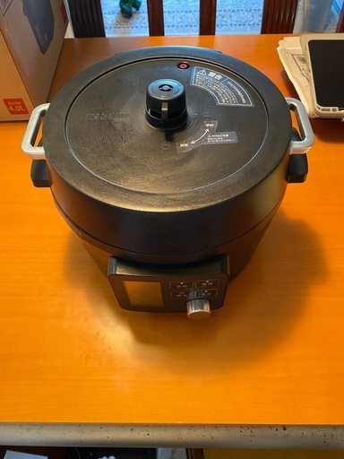 新品未使用 アイリスオーヤマ 電気圧力鍋 PMPC-MA4 ブラック IRIS OHYAMA 電気圧力鍋 4l 電気鍋 グリル鍋 圧力鍋 電気 自動