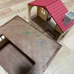 シルバニア　お家　汚れありの画像
