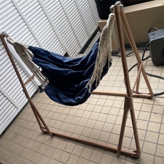 自立式 3way ハンモック ネイビーの画像