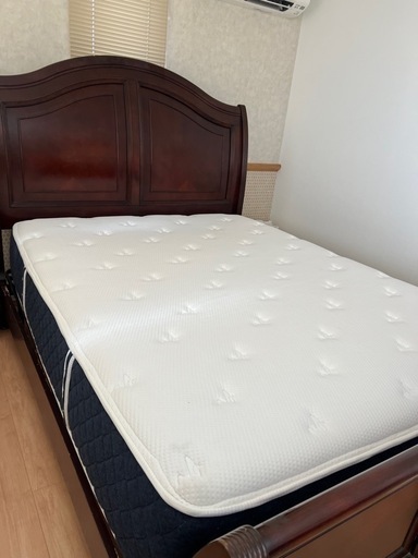 アメリカンサイズダブルベッド　マットレス