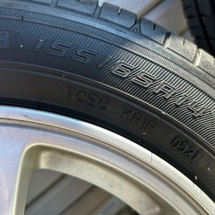 軽四用155/65-14&DAIHATSU純正アルミ 4本セットの画像