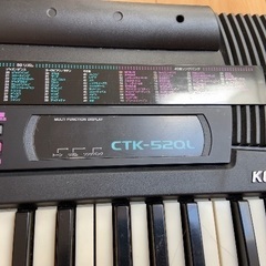 電子ピアノ　CTKー520Lの画像