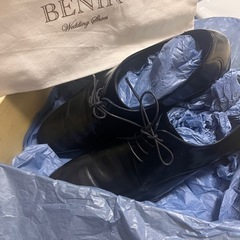 【結婚式に】BENIR ウェディングシューズ　27cm の画像