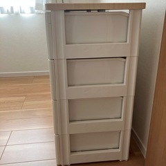 2個セット　収納　プラスチック　タンス　オシャレの画像