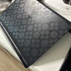 IKEA 黒　ノートPC、キーボードスタンドの画像