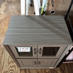 大人気💗 お洒落棚✨️ 早い者勝ち🚗³₃  木目調 食器棚 棚 2段 asahiwood 家具 収納家具 キッチン収納 朝日木材加工株式会社の画像