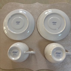 Noritakeコーヒーカップ&ソーサー　ペアの画像