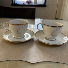 Noritakeコーヒーカップ&ソーサー　ペアの画像