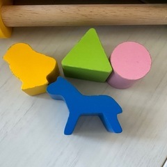 ミキハウス　mikihouse 積み木　くまぬいぐるみ　まとめ売りの画像