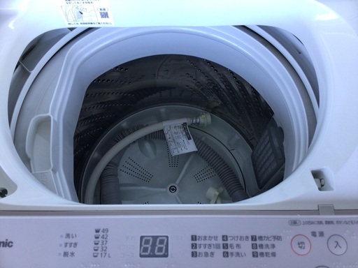パナソニックNA-60B5  6K全自動洗濯機　高年式程度良好　倉庫整理セール