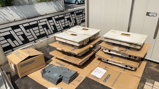 パワーコンディショナー インリ-5.5kw中古品。使用期間約9年 9台セット