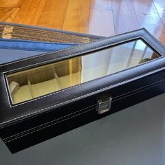 PUレザー 腕時計 収納ケース 6本用 高級感 ウォッチボックスの画像