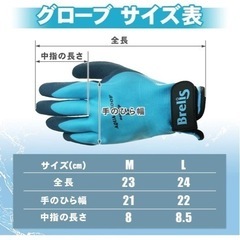 手袋5点セット　完全防水　Mサイズ　　の画像