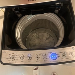 【美品】ハイアール Haier 洗濯機 2023年製 全自動洗濯機 5.5kg の画像