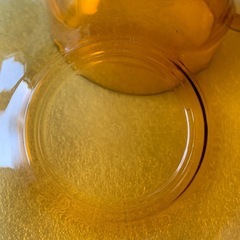 耐熱ガラス　ティーカップ&ソーサーの画像