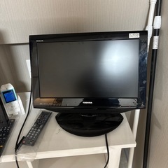 REGZA テレビ　19型の画像