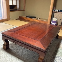 カリモク製　座卓の画像