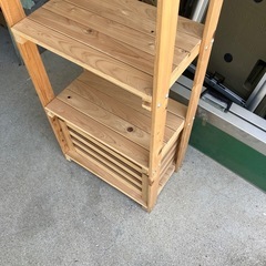 美品　木製　シェルフ　棚　飾り棚　本棚の画像