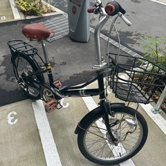 6段変速　折りたたみ自転車の画像
